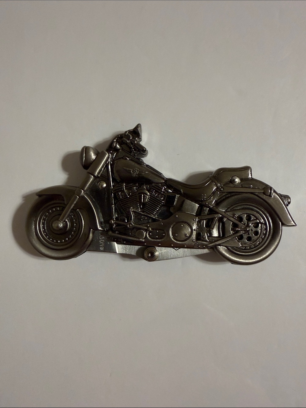 1998 Harley Davidson Motorcycle Folding Pocket Knife. 3D Sculpt Designed. NWOT
